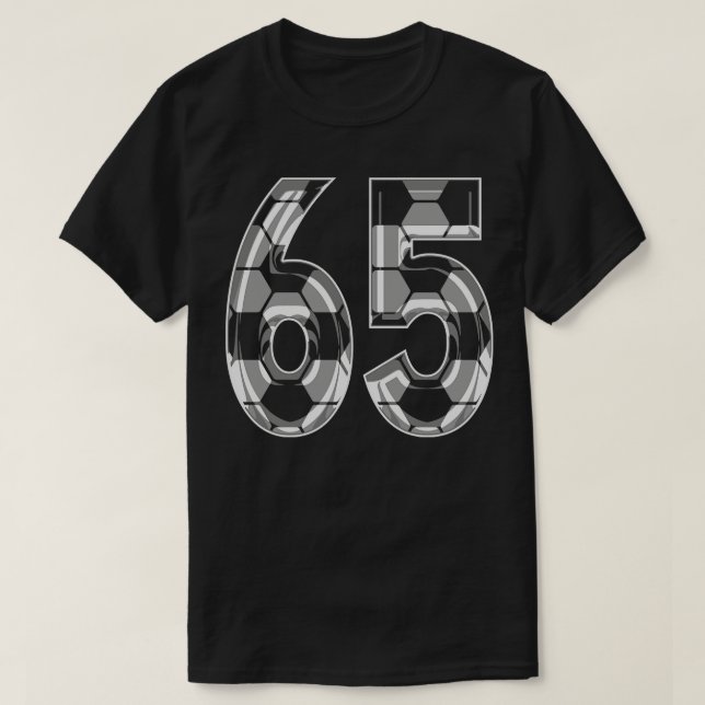 Number 65 Jersey 65 Mom Player Fan T-Shirt (Design Front)