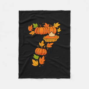 Number 67 Costume Six Seven 6 7 Meme Thanksgiving  Fleece Blanket