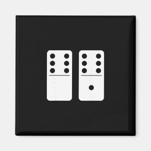 Number 67 Domino Funny Six Seven Meme 6 And 7 Gen  Magnet