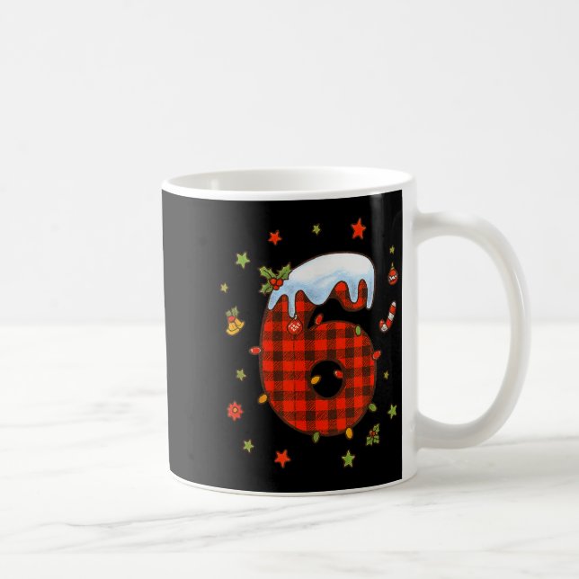 Number 67 Matching Christmas 6 7 Six Seven 6-7 Mem Coffee Mug (Right)
