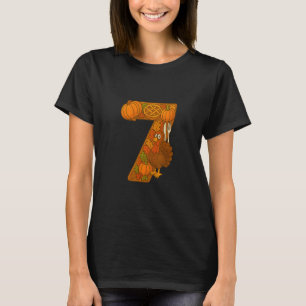 Number 67 Matching Six Seven 6 7 Meme 67 Thanksgiv T-Shirt