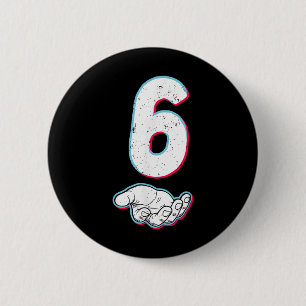Number 67 Matching Six Seven 6 7 Meme 6 7 Hallowee 2 Inch Round Button