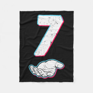 Number 67 Matching Six Seven 6 7 Meme 6 7 Hallowee Fleece Blanket