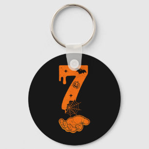 Number 67 Matching Six Seven 6 7 Meme 6 7 Hallowee Keychain