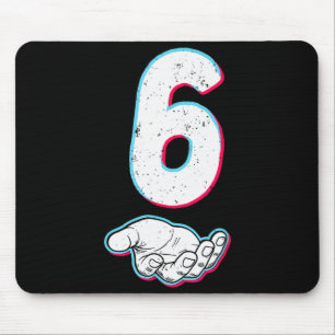 Number 67 Matching Six Seven 6 7 Meme 6 7 Hallowee Mouse Pad