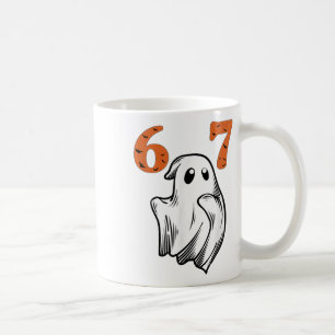 Number 67 Matching Six Seven 6 7 Meme Halloween Co Coffee Mug