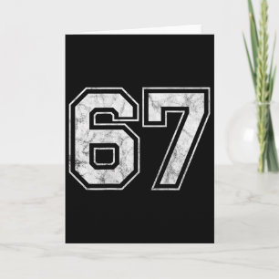 Number 67 On The Ck  Card