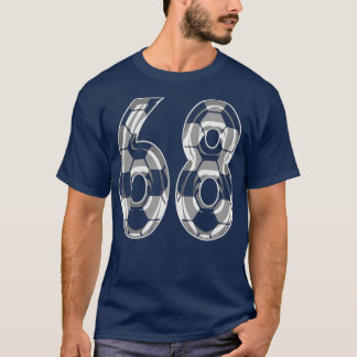 Number 68 Jersey 68 Mom Player Fan T-Shirt