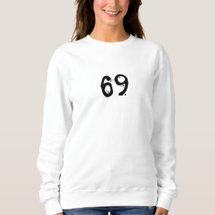 Number 69 Wifey/Husby Custom Bride, Fiance Gift Sweatshirt