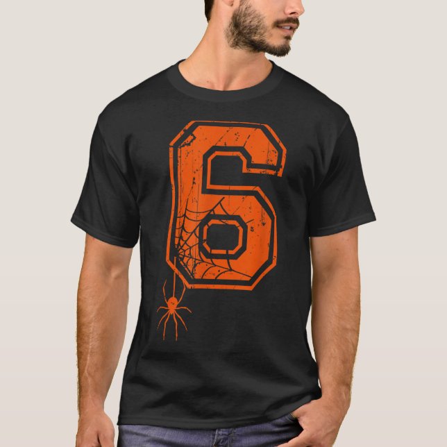 Number 6 67 Meme Halloween Sder Costume Matching G T-Shirt (Front)
