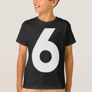 Number 6 Front  T-Shirt