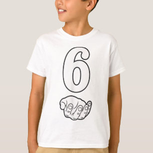 Number 6 Funny 67 Six Seven Meme Hands Couple Matc T-Shirt
