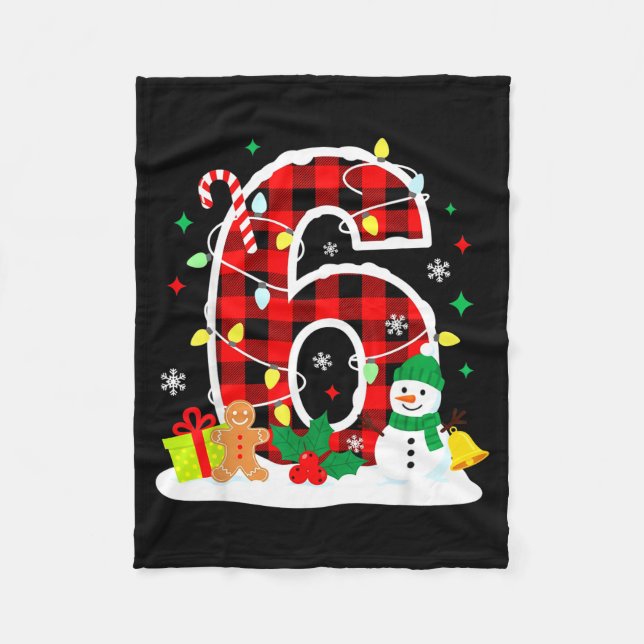 Number 6 Funny 67 Six Seven Meme Matching Couple C Fleece Blanket (Front)