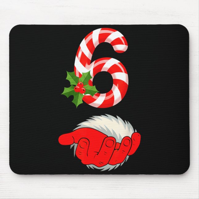 Number 6 Funny 67 Six Seven Meme Matching Couple C Mouse Pad (Front)