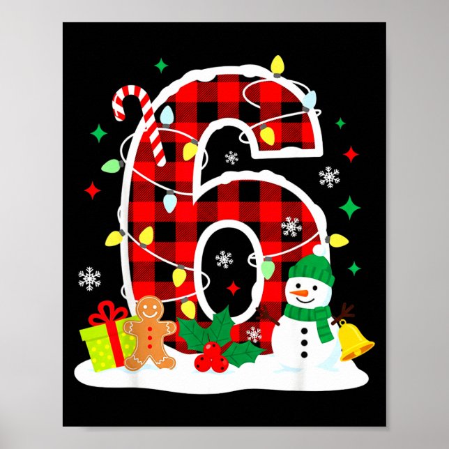 Number 6 Funny 67 Six Seven Meme Matching Couple C Poster (Front)