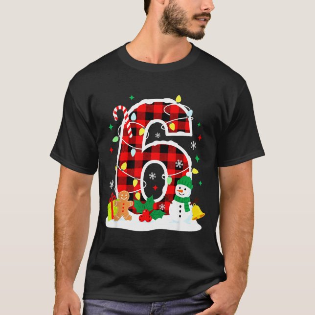 Number 6 Funny 67 Six Seven Meme Matching Couple C T-Shirt (Front)