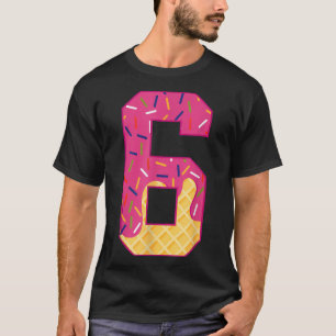 Number 6 Ice Cream Drip 67 Meme Couple Halloween C T-Shirt