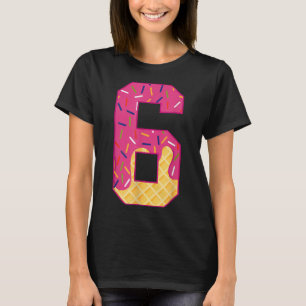 Number 6 Ice Cream Drip 67 Meme Couple Halloween C T-Shirt