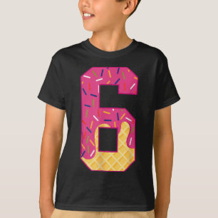 Number 6 Ice Cream Drip 67 Meme Couple Halloween C T-Shirt