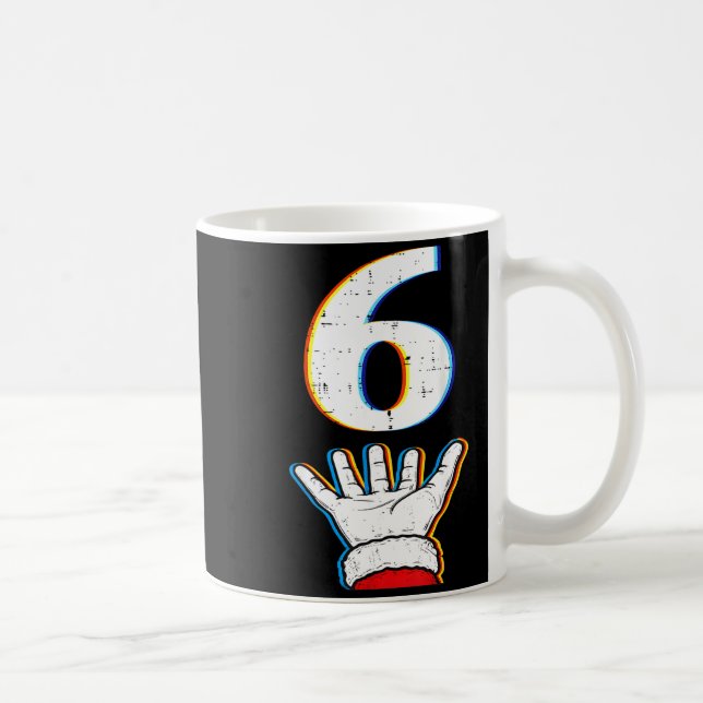 Number 6 Matching 67 Meme Christmas Pajamas Men Wo Coffee Mug (Right)