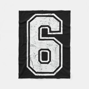 Number 6 Matching 67 Meme Costume Men Women Kids Fleece Blanket