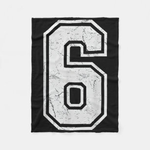 Number 6 Matching 67 Meme Costume Men Women Kids  Fleece Blanket