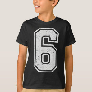 Number 6 Matching 67 Meme Costume Men Women Kids T-Shirt