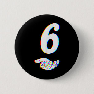 Number 6 Matching 67 Meme Halloween Costume Men Wo 2 Inch Round Button