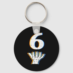 Number 6 Matching 67 Meme Halloween Costume Men Wo Keychain