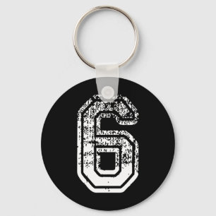 Number 6 Matching 67 Meme Halloween Costume Men Wo Keychain