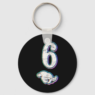 Number 6 Matching 67 Meme Halloween Costume Men Wo Keychain