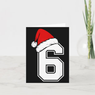 Number 6 Matching Six Seven 6 7 Meme 6 7 Christmas Card