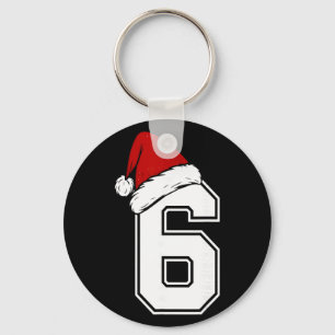 Number 6 Matching Six Seven 6 7 Meme 6 7 Christmas Keychain