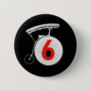 Number 6: The Prisoner 2 Inch Round Button