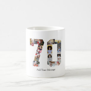 Number 70 Photo Collage Coffee Mug