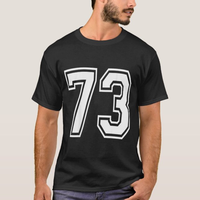 Number 73 T-Shirt (Front)
