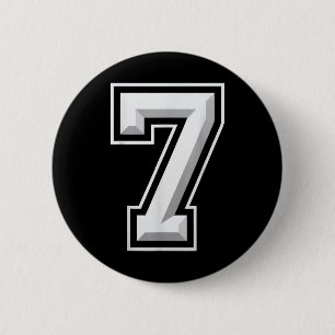 Number 7 67 Meme Matching  2 Inch Round Button