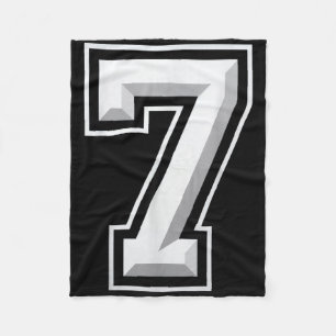 Number 7 67 Meme Matching Fleece Blanket