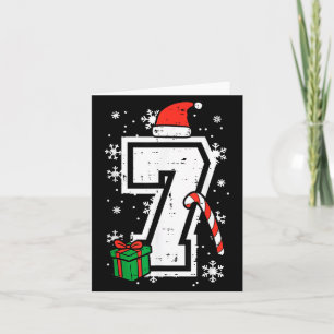 Number 7 Christmas 6 7 Xmas Matching 67 Meme Men W Card