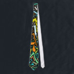 Number 7 Collage Tie<br><div class="desc">Necktie featuring a number 7 collage.</div>
