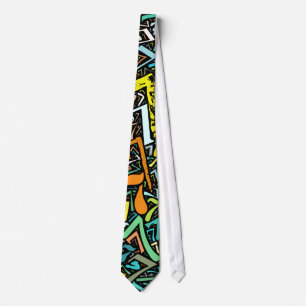Number 7 Collage Tie