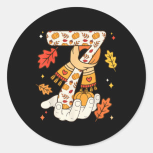 Number 7 Funny Meme Saying 6 7 Six Seven Turkey Th Classic Round Sticker