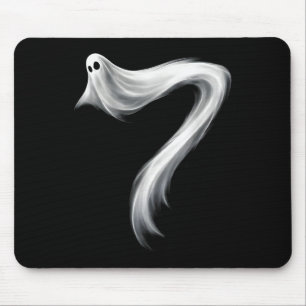 Number 7 Ghost Funny Six Seven 67 Halloween Meme Mouse Pad