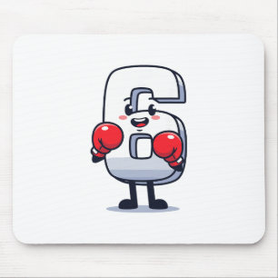 Number 7 Matching 67 Meme Boxing Men Women Kids Mouse Pad