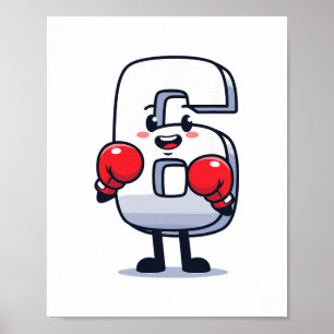 Number 7 Matching 67 Meme Boxing Men Women Kids  Poster
