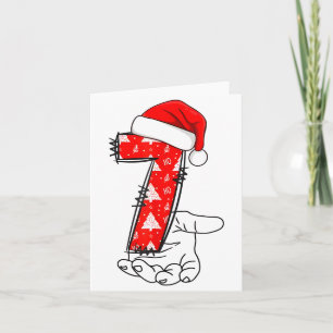 Number 7 Matching 67 Meme Christmas Costume Men Wo Card