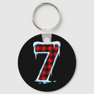 Number 7 Matching 67 Meme Christmas Costume Men Wo Keychain