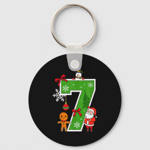 Number 7 Matching 67 Meme Christmas Costume Men Wo Keychain