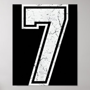 Number 7 Matching 67 Meme Costume Men Women Kids Poster
