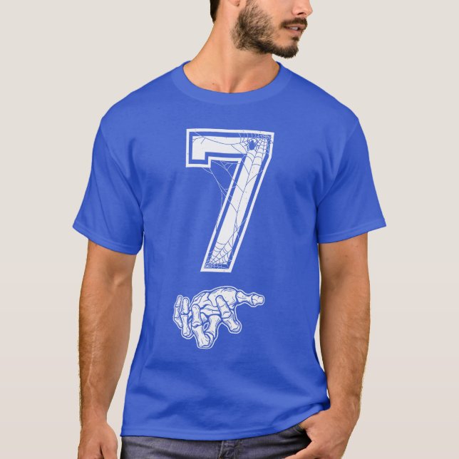 Number 7 Matching 67 Meme Couples Halloween Costum T-Shirt (Front)